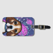 Beagle Gepäckanhänger (Vorderseite (Horizontal))