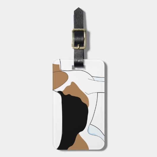 Beagle Gepäckanhänger (Vorderseite vertikal)