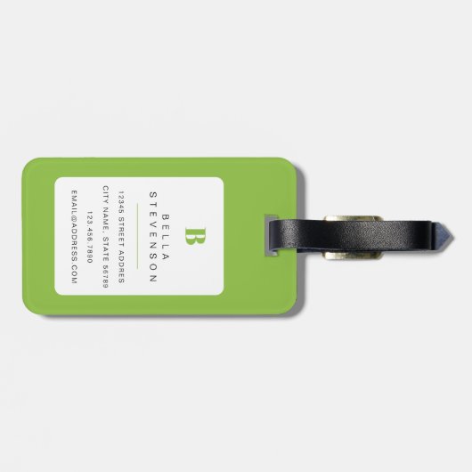 Beagle Gepäckanhänger (Rückseite horizontal)