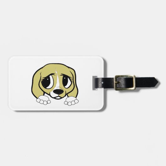 Beagle Gepäckanhänger (Vorderseite horizontal)