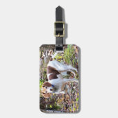 Beagle Gepäckmarke Gepäckanhänger (Vorderseite vertikal)