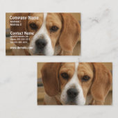 Beagle-Geschäfts-Karte Visitenkarte (Vorne/Hinten)