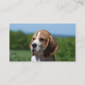 Beagle-Geschäfts-Karte Visitenkarte (Rückseite)