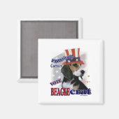 Beagle Geschenke Magnet (Vorderseite/Rückseite)