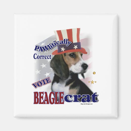 Beagle Geschenke Magnet (Vorne)