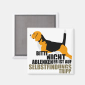 Beagle Geschenke Magnet (Vorderseite/Rückseite)