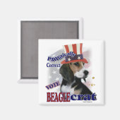 Beagle Geschenke Magnet (Vorderseite/Rückseite)