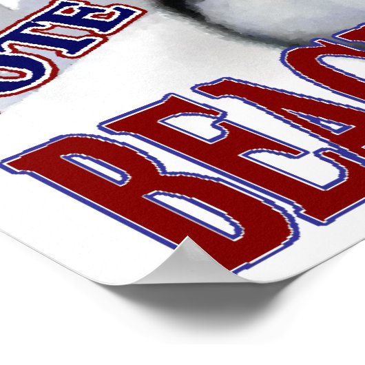 Beagle Geschenke Poster (Ecke)