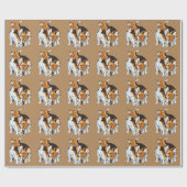 Beagle Geschenkpapier (Flach)