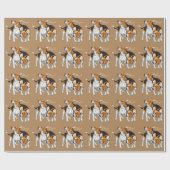 Beagle Geschenkpapier (Flach)
