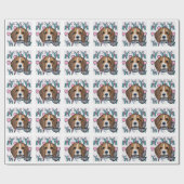 Beagle geschenkpapier (Flach)