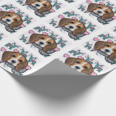 Beagle geschenkpapier (Ecke)