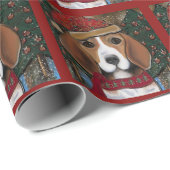 Beagle Geschenkpapier (Rolleneckpunkt)