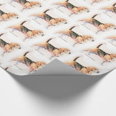 Beagle Geschenkpapier (Ecke)