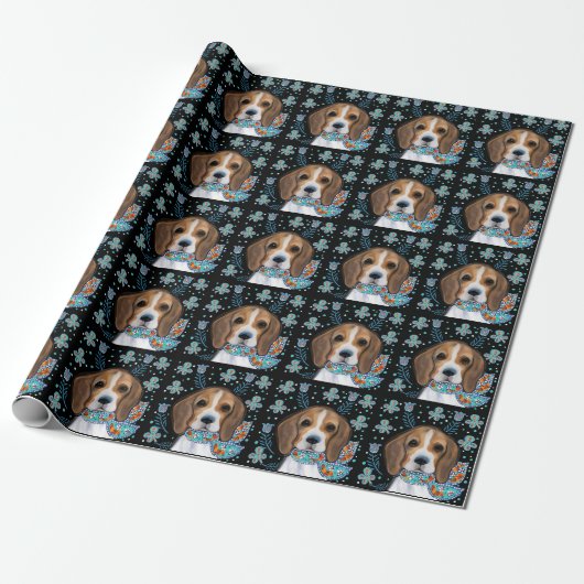 Beagle Geschenkpapier (Ungerollt)