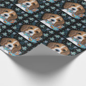 Beagle Geschenkpapier (Ecke)