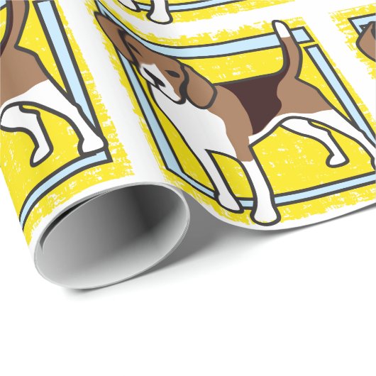BEAGLE GESCHENKPAPIER (Rolleneckpunkt)