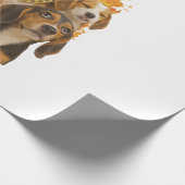 Beagle          geschenkpapier (Ecke)