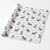 Beagle Geschenkpapier (Ungerollt)