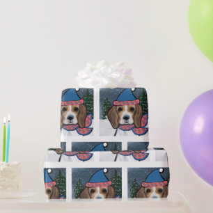 BEAGLE GESCHENKPAPIER