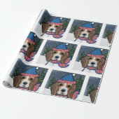 BEAGLE GESCHENKPAPIER (Ungerollt)