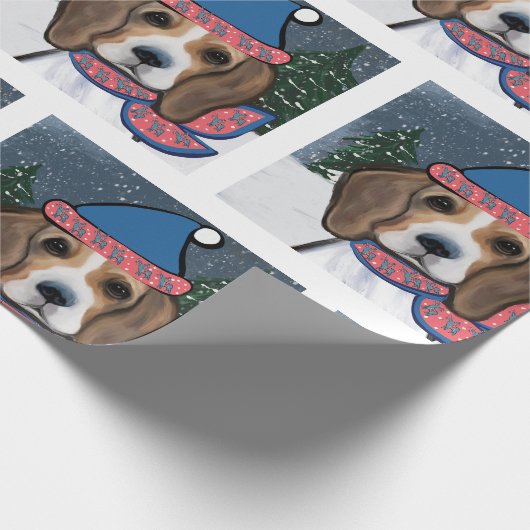 BEAGLE GESCHENKPAPIER (Ecke)