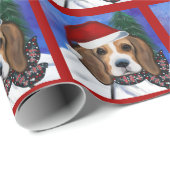 Beagle Geschenkpapier (Rolleneckpunkt)