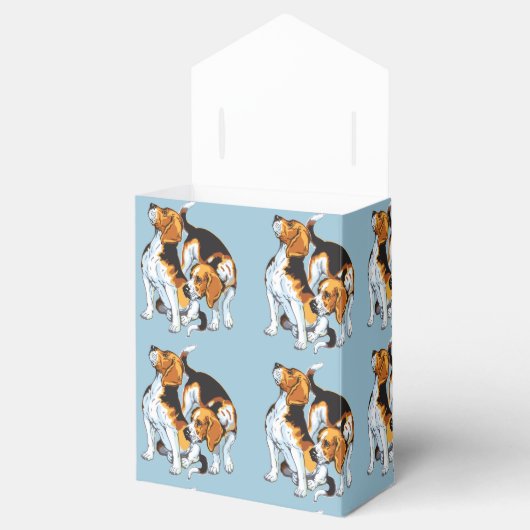 Beagle Geschenkschachtel (Geöffnet)
