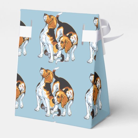 Beagle Geschenkschachtel (Rückseite)