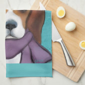 Beagle Geschirrtuch (Viertel Falte)