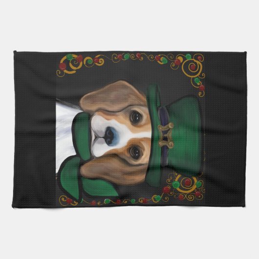 Beagle Geschirrtuch (Horizontal)