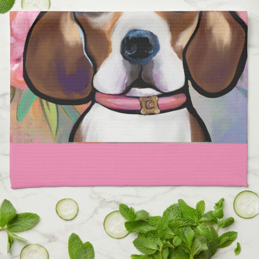 Beagle Geschirrtuch (Gefaltet)