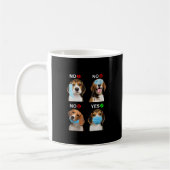 Beagle Gesichtsmaske/ Sonnenschein Beagle Kaffeetasse (Links)