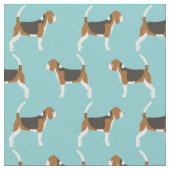 Beagle-Gewebe - niedliche Beagle-Hundeflocken für  Stoff (Nahaufnahme)