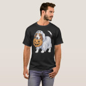 Beagle Ghost Dog Halloween T-Shirt (Vorne ganz)