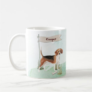 Beagle Glückwunsch zum neuen Hund Kaffeetasse