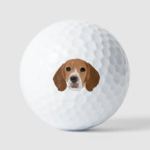 Beagle Golf Balls Golfball (Vorderseite)