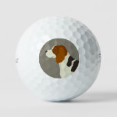 Beagle Golf Balls Golfball (Vorderseite)