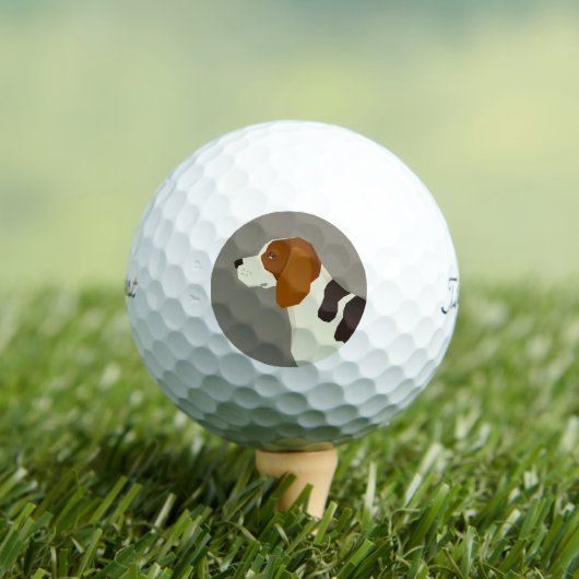 Beagle Golf Balls Golfball (Insitu T-Shirt)