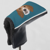 Beagle Golf Head Cover Golf Headcover (3/4 Vorderseite)