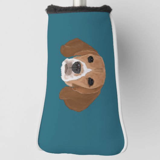 Beagle Golf Head Cover Headcover (Rotieren 90)