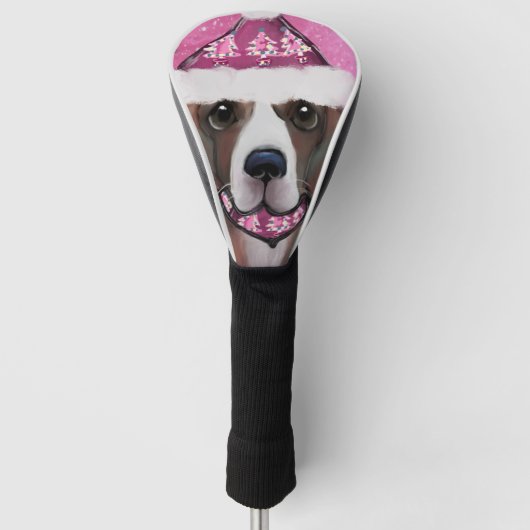 Beagle Golf Headcover (Vorderseite)