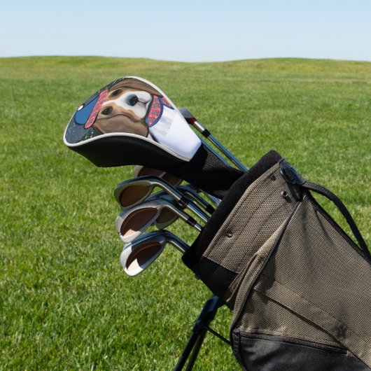 BEAGLE GOLF HEADCOVER (In SItu)