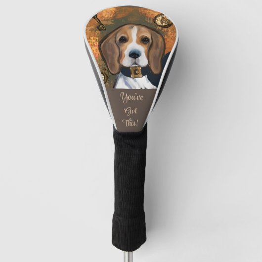 Beagle Golf Headcover (Vorderseite)
