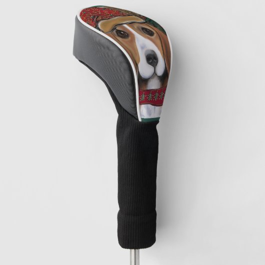 Beagle Golf Headcover (angewinkelt)