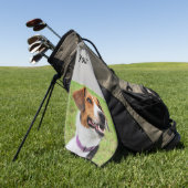 Beagle Golfhandtuch (Gras)