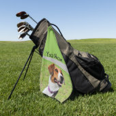 Beagle Golfhandtuch (Gras)