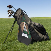 Beagle Golfhandtuch (Gras)