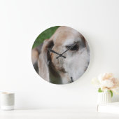 Beagle Große Wanduhr (Zuhause)