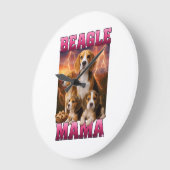 Beagle große wanduhr (Winkel)